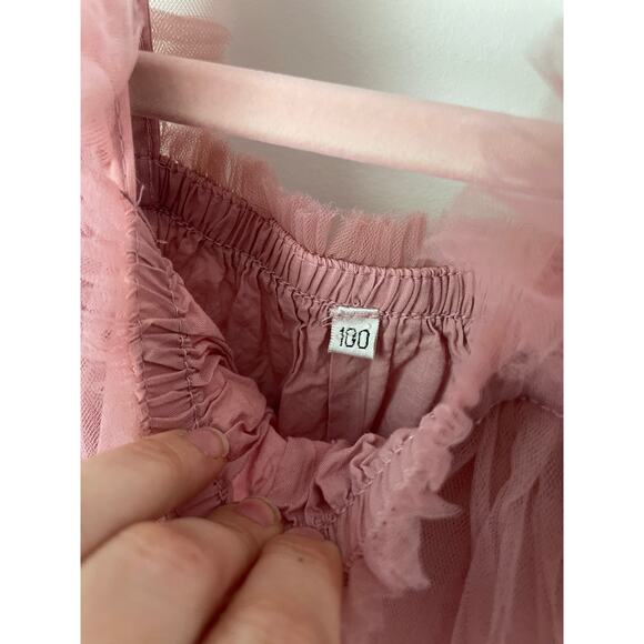 Pink Tulle Kids Dress - Picture 5 of 5